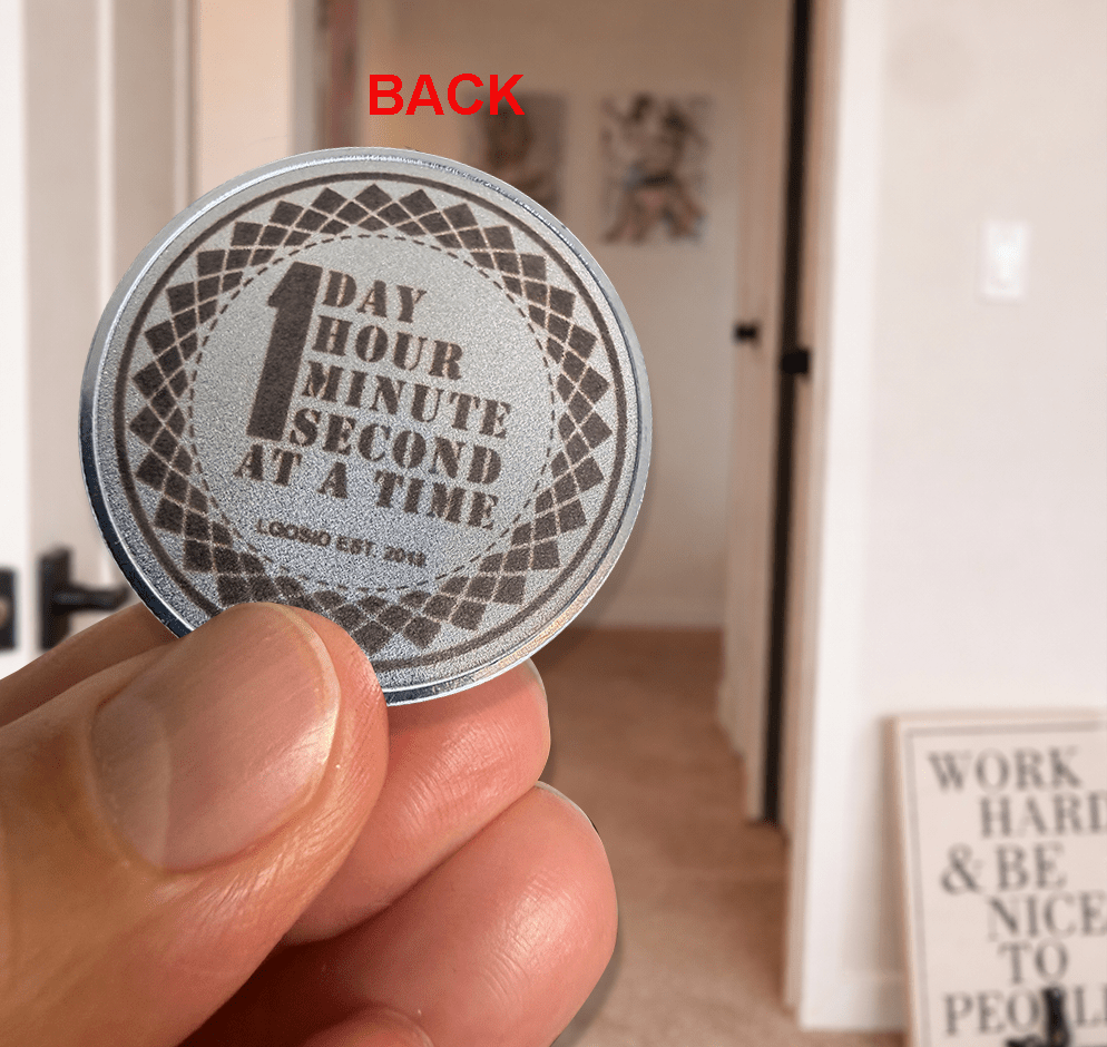 Recovery Coin | One Day At A Time Clean or Sober