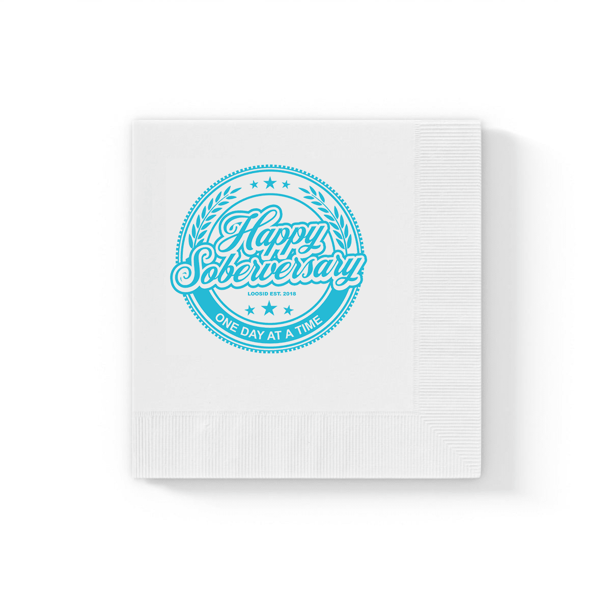 Happy Soberversary Napkins Sobriety Gift lifestyle view (view 5)