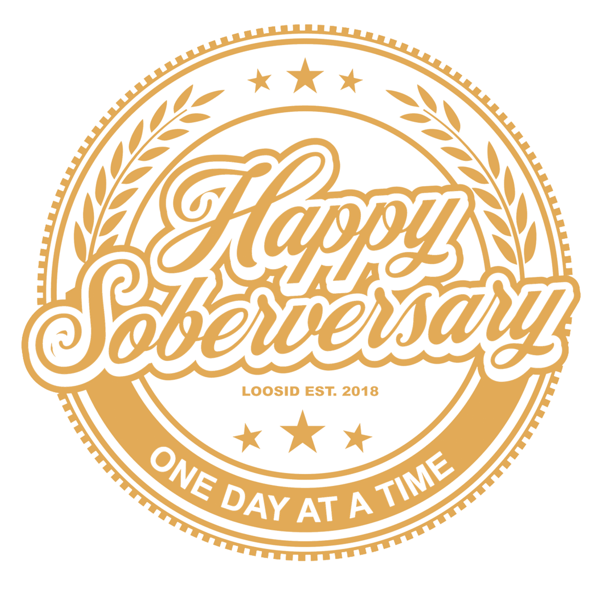 Soberversary Party Paper Hats Sobriety Gift side view (view 6)