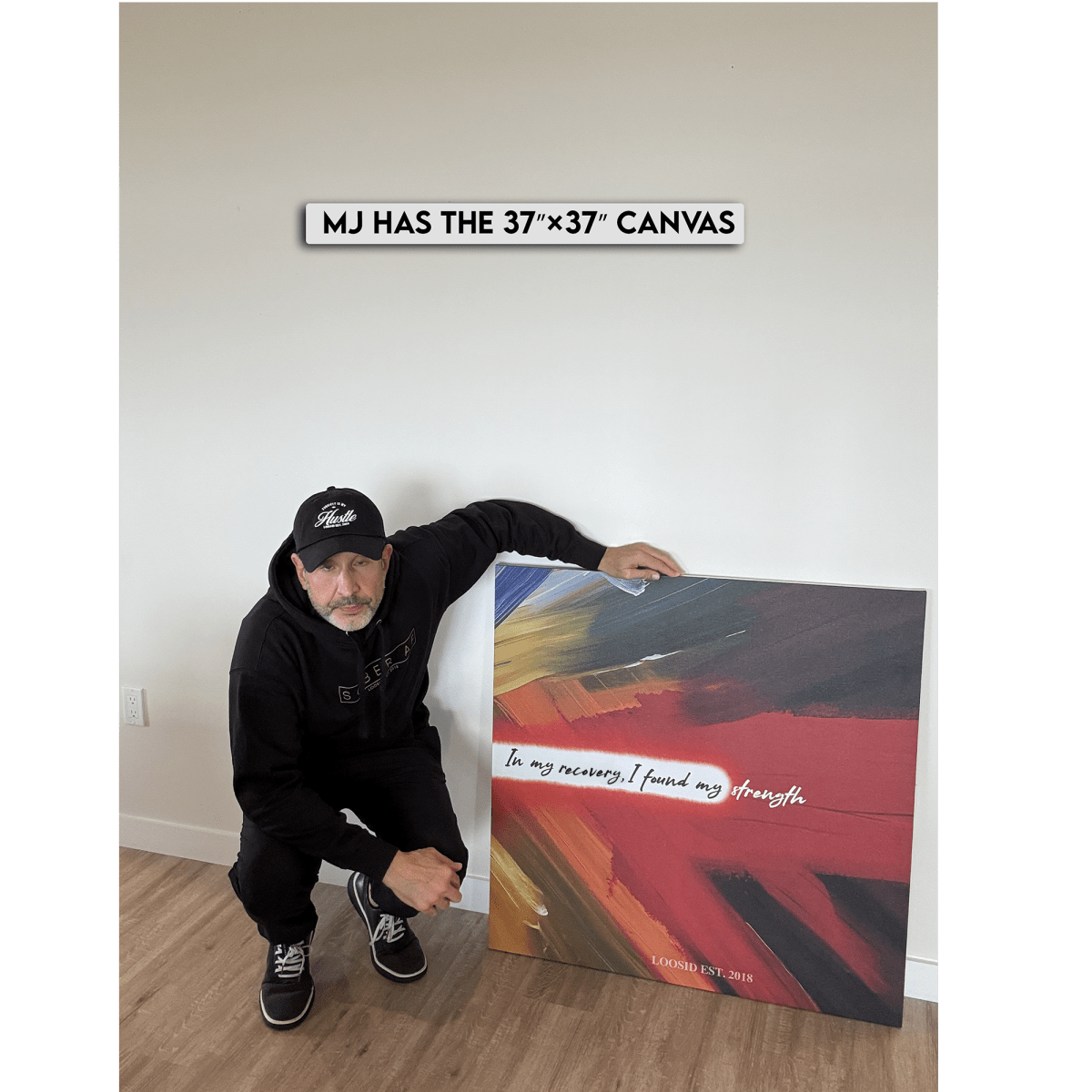 Recovery Art | In My Recovery I Found My Strength Canvas Wall Decor