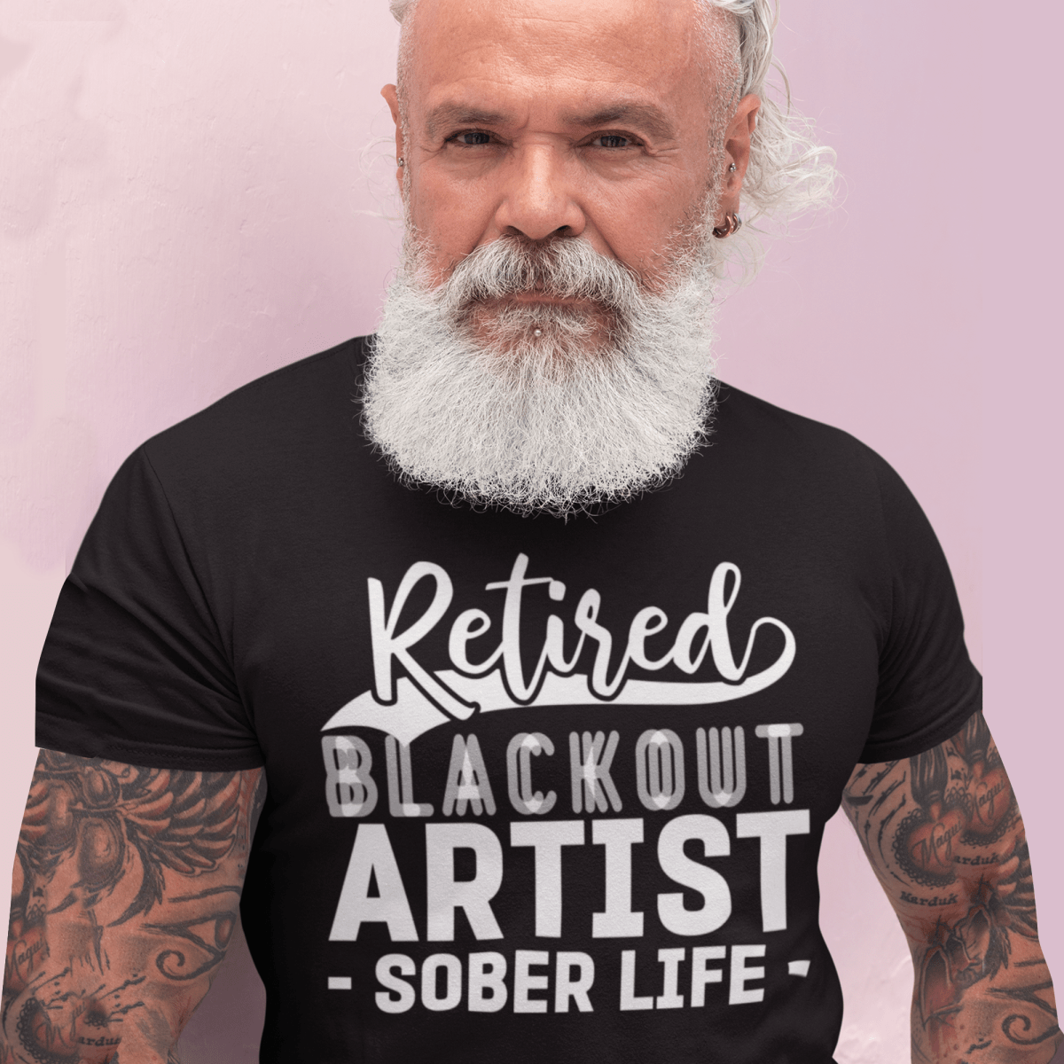 Retired BlackOut Artist Sober Life t-shirt