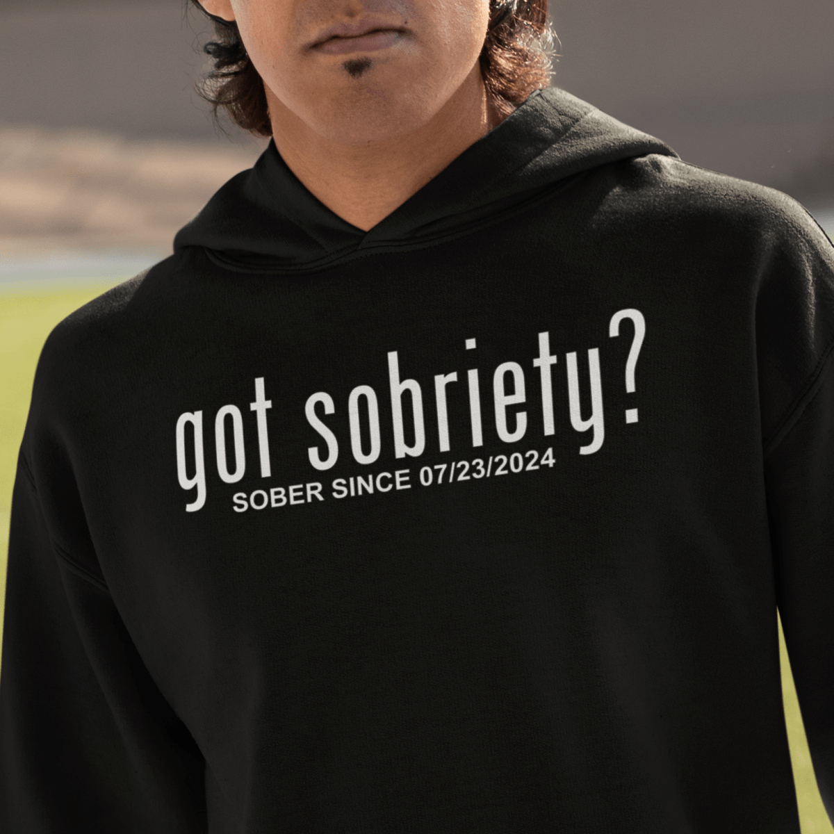 Comfortable cotton Recovery Hoodie with front pouch pocket