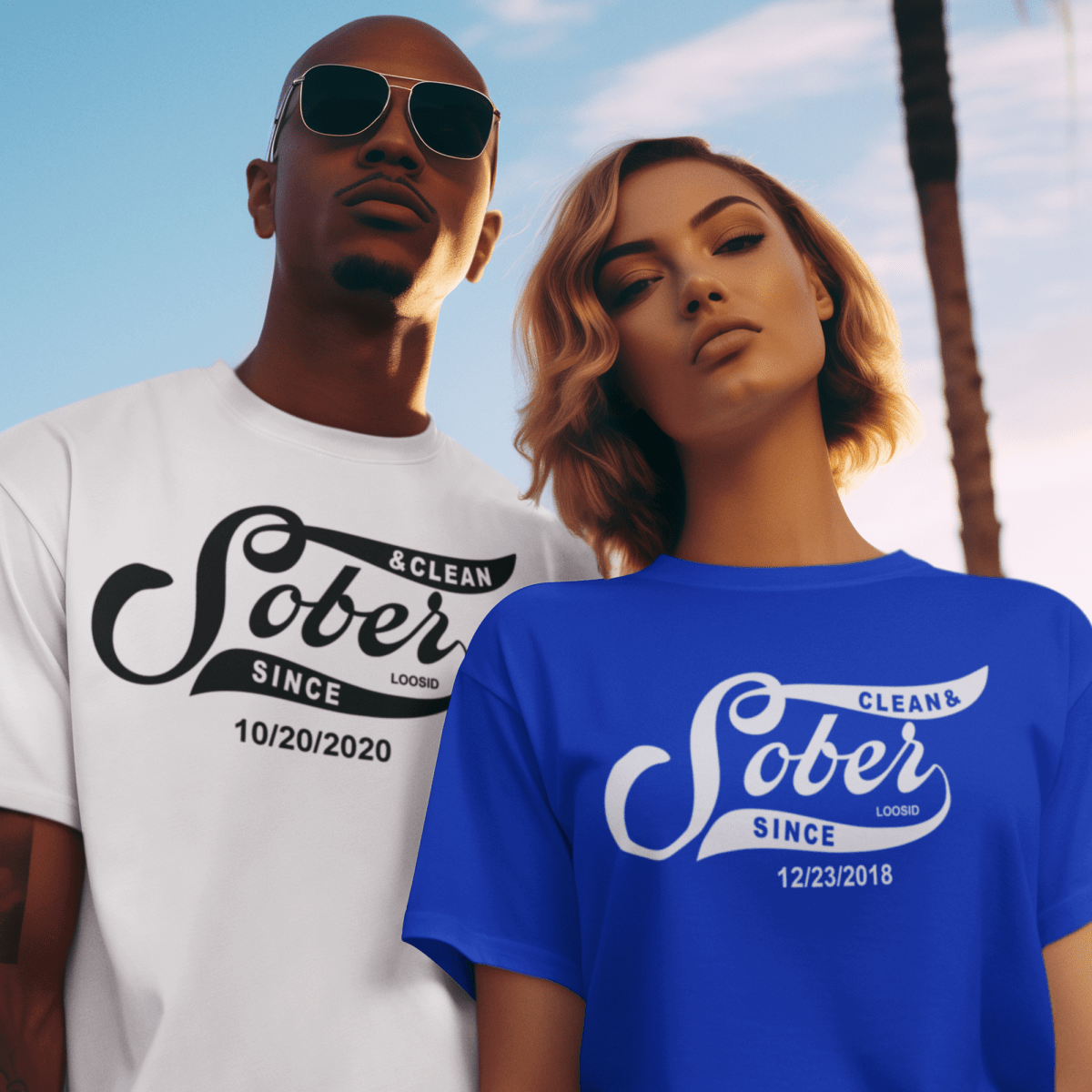 Sober T Shirt | Personalized Sober Since Shirt with Custom Date