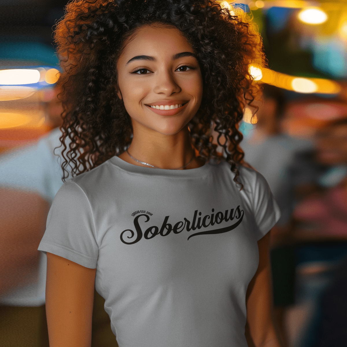Soberlicious Womens Relaxed T-Shirt