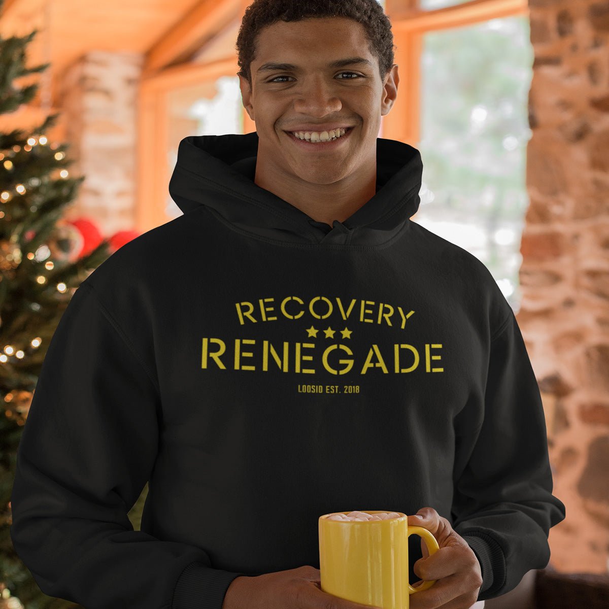 Thankful Recovery Renegade Recovery Hoodie close-up view (view 2)