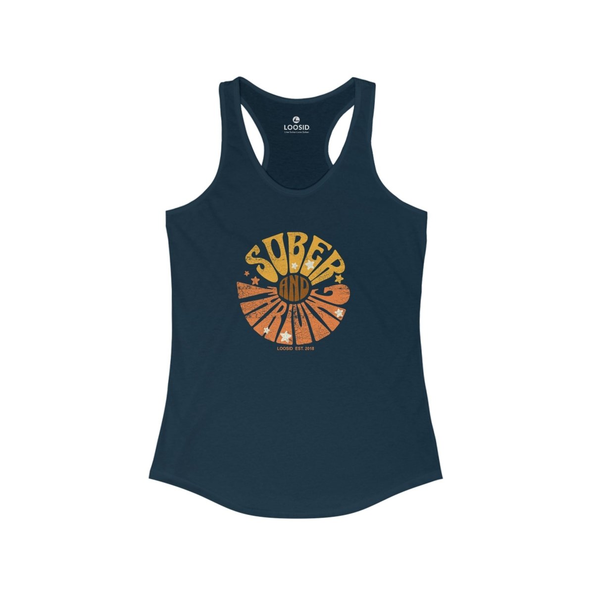 Sober and Thriving Sober Tank Top packaging detail (view 8)