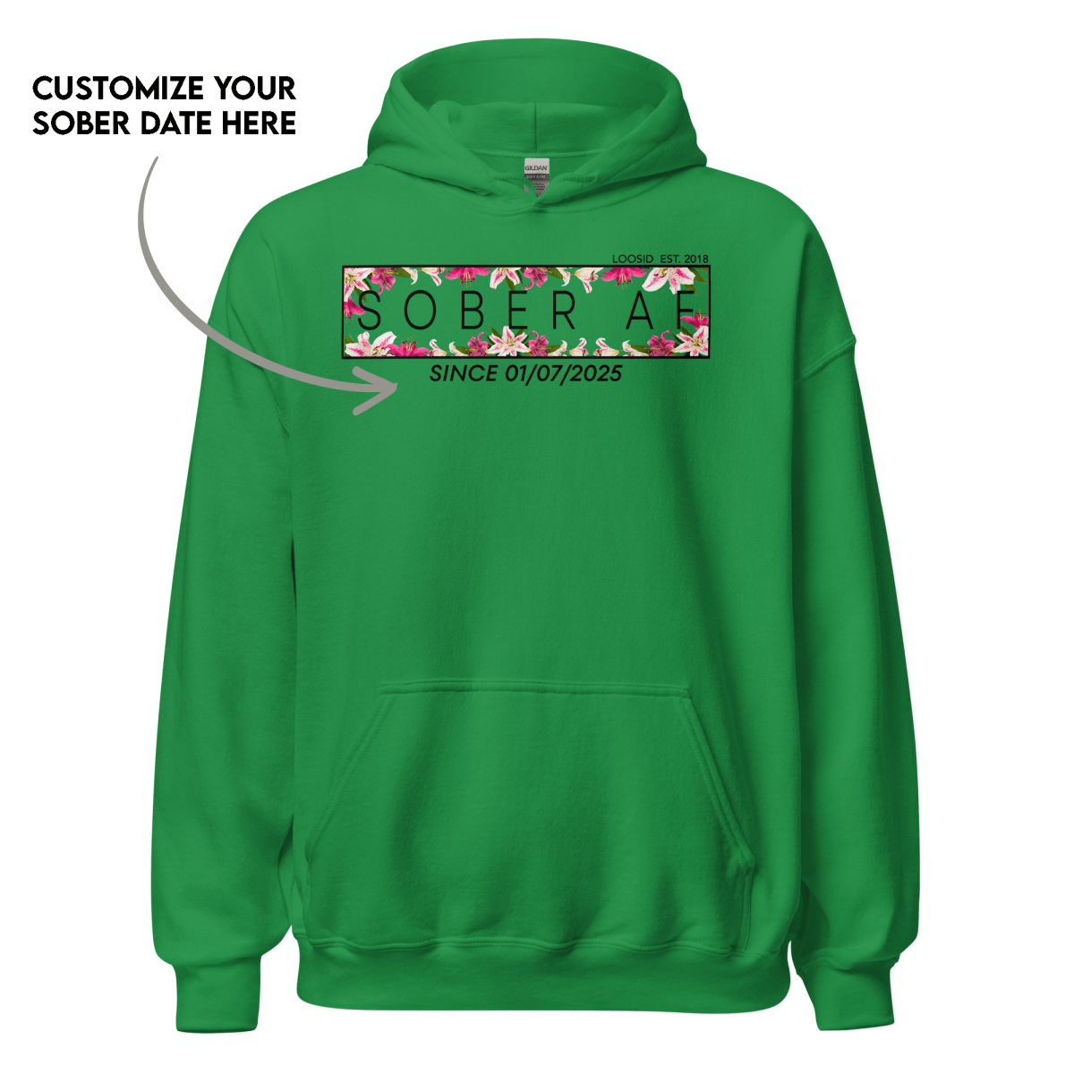 Breathable recovery hoodie made with premium fabric