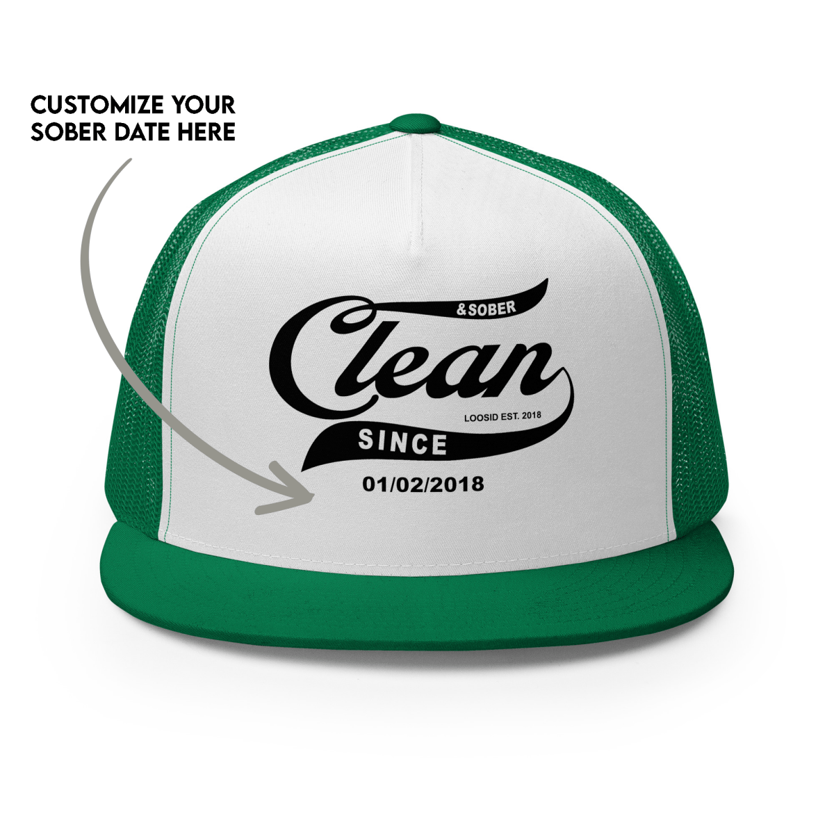 Customizable sober hat for those proud to live clean