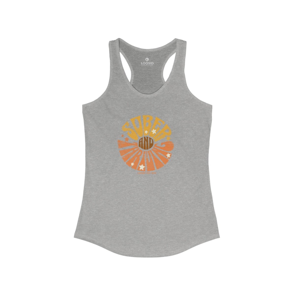 Sober and Thriving Women's Racerback Tank