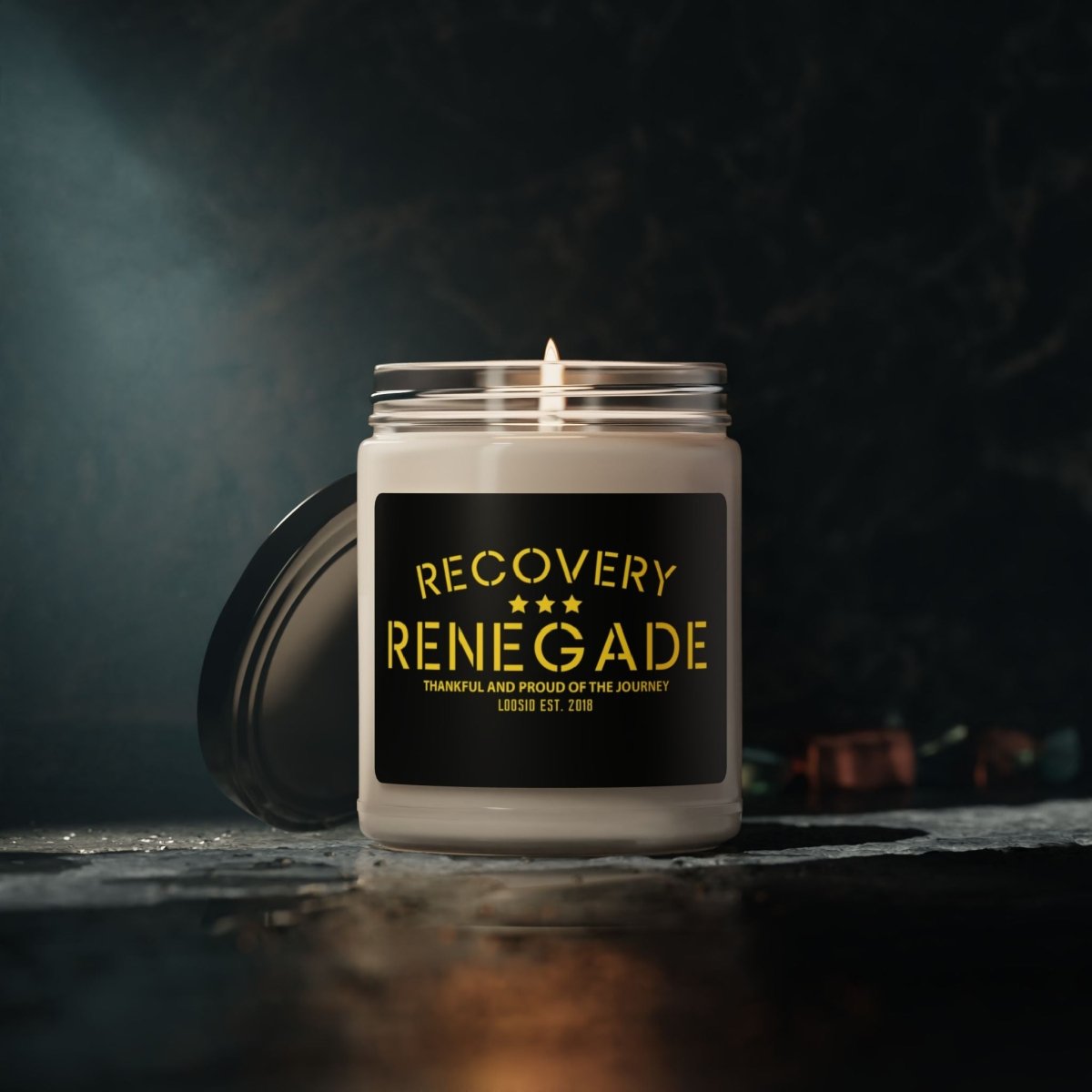 Thankful Recovery Renegade Scented Candle, 9oz