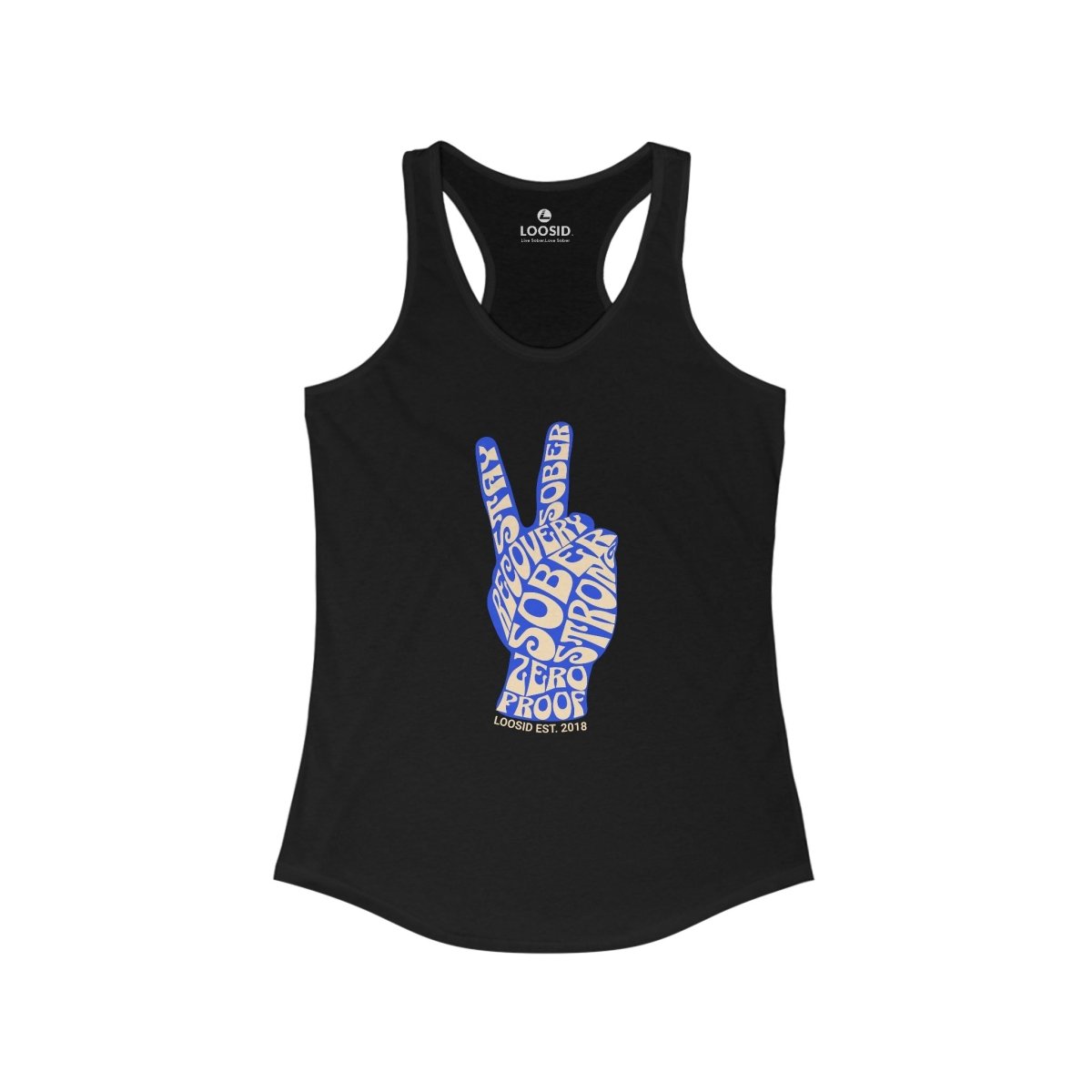 Peace & Sober Women's Racerback Tank