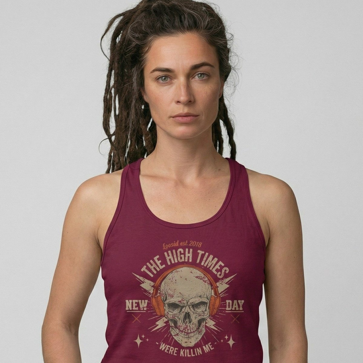 High Times Were Killing Me Women's Racerback Tank