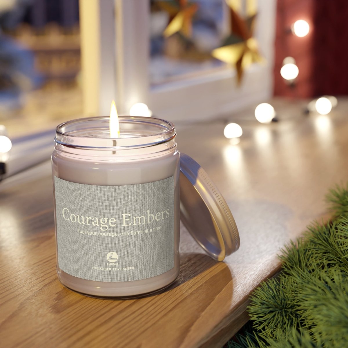 Courage Embers Scented Candles, 9oz