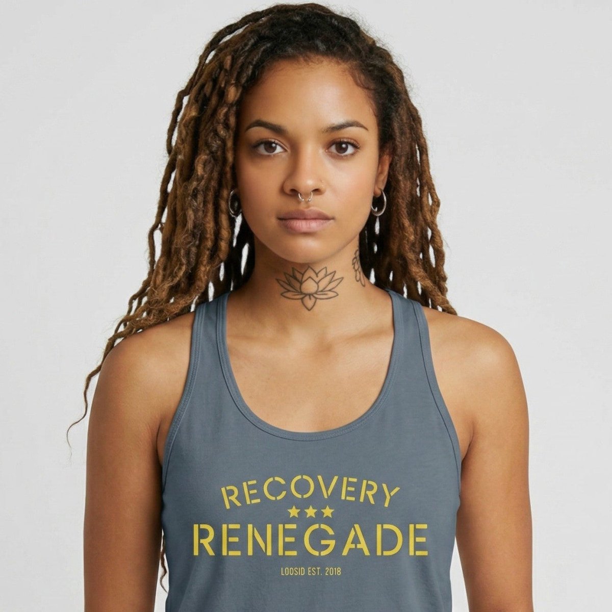 Recovery Renegade Sober Tank Top side view (view 6)
