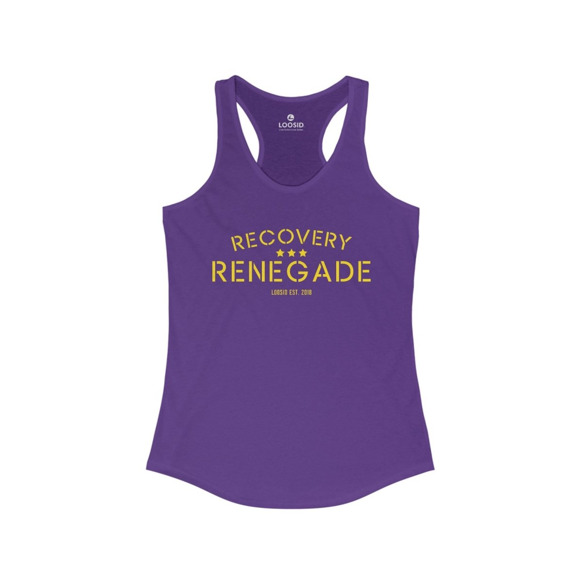 Recovery Renegade Sober Tank Top packaging detail (view 8)