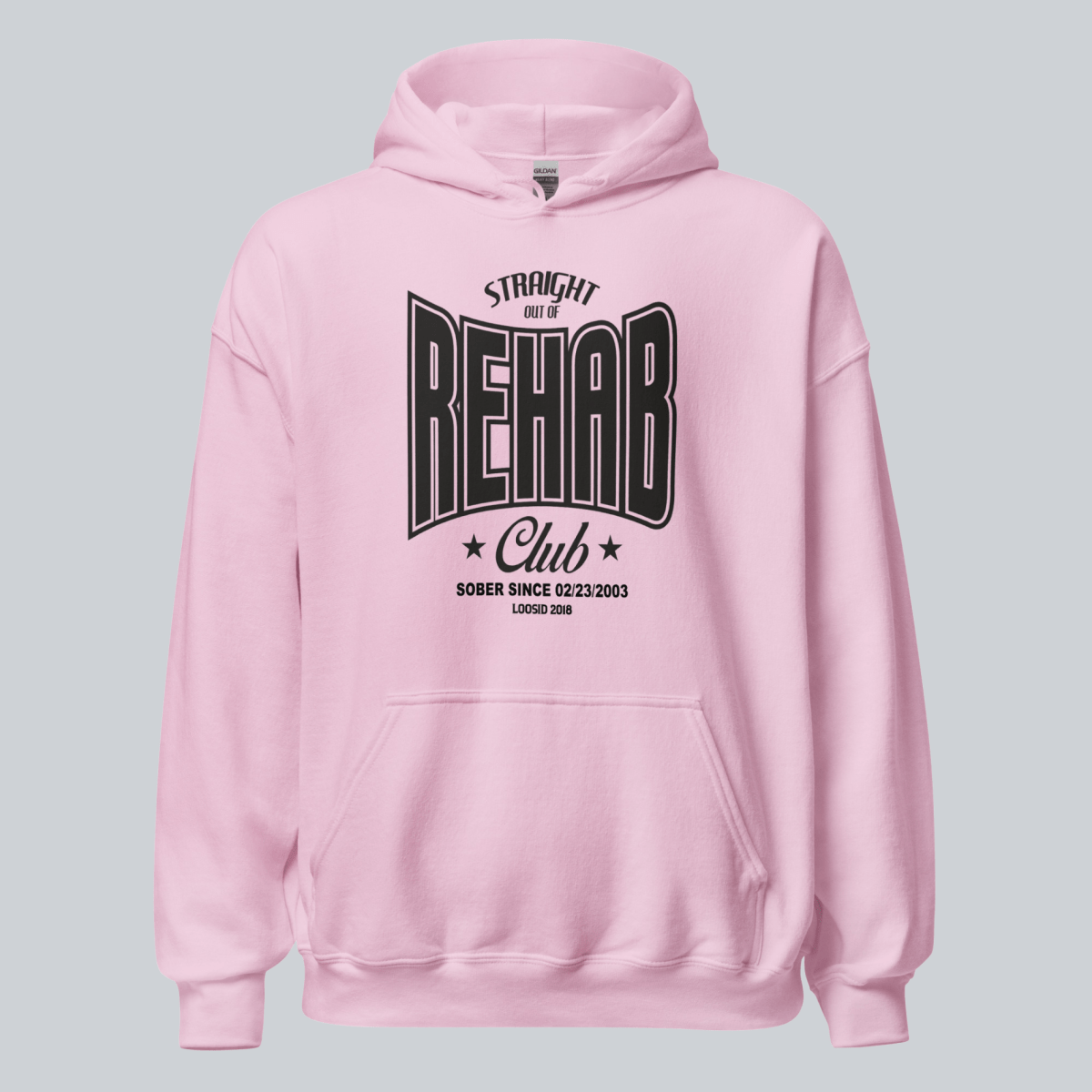 Recovery Hoodie | Women's Rehab Hoodie with Personalized Date