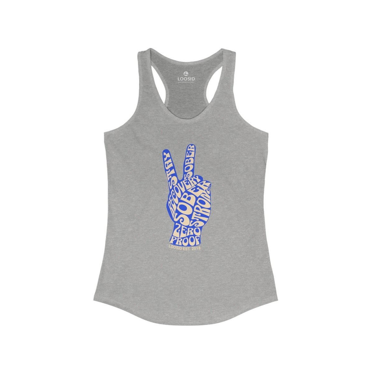 Peace & Sober Sober Tank Top side view (view 16)
