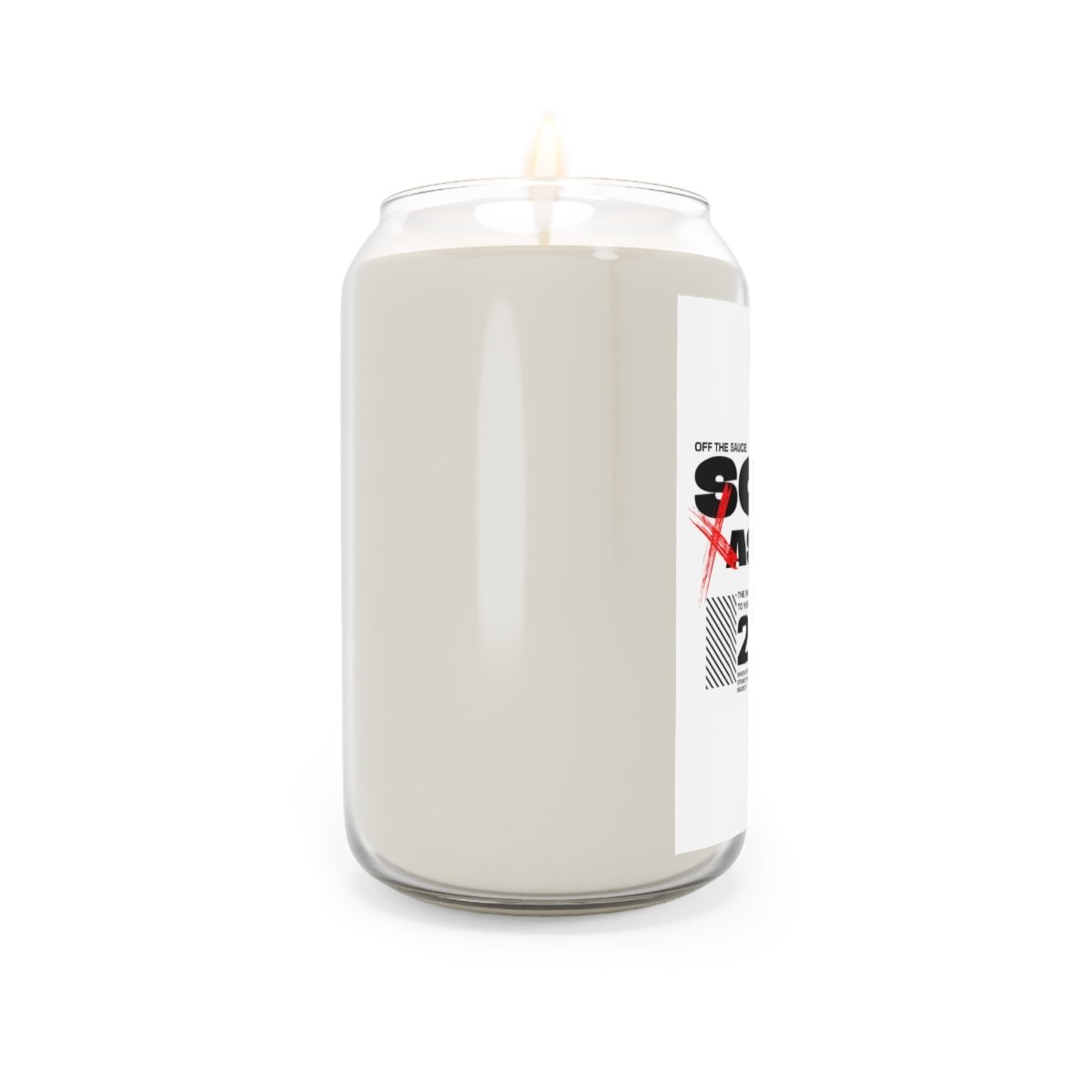 Sober As F*ck Sobriety Sobriety Candle graphic detail (view 4)