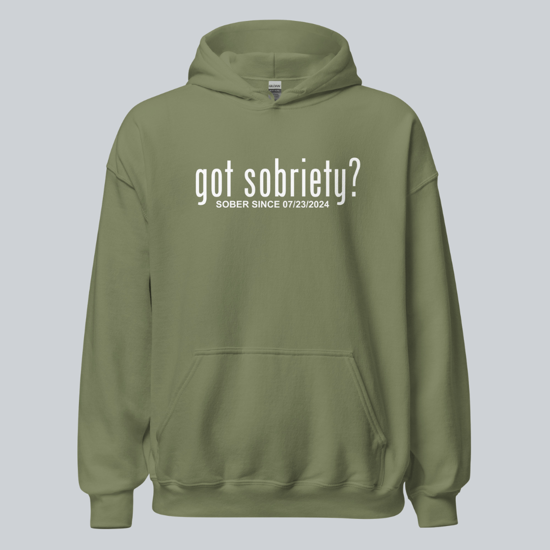 Recovery Hoodie | Women’s Got Sobriety Hoodie with Custom Date