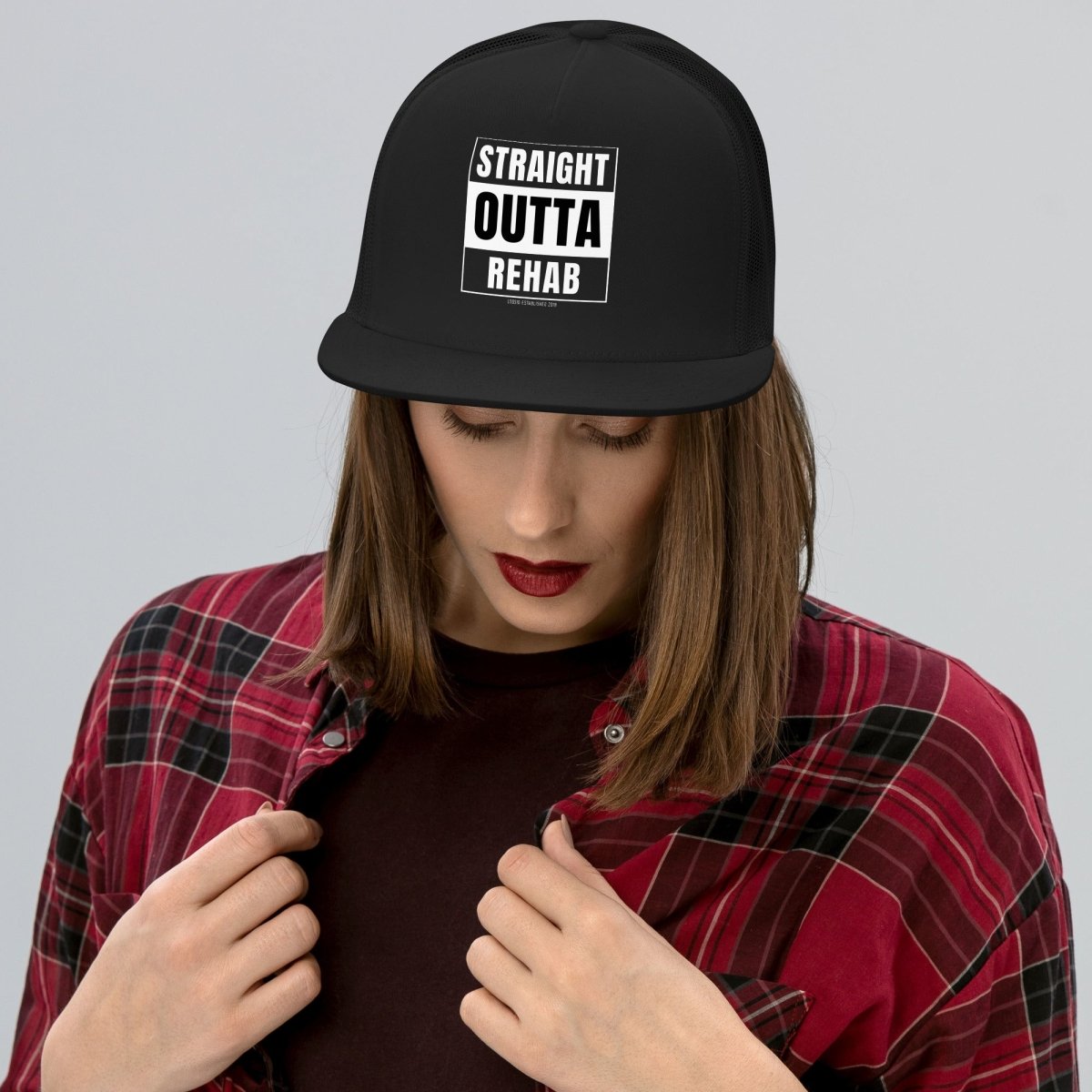 Straight Outta Rehab Trucker Cap