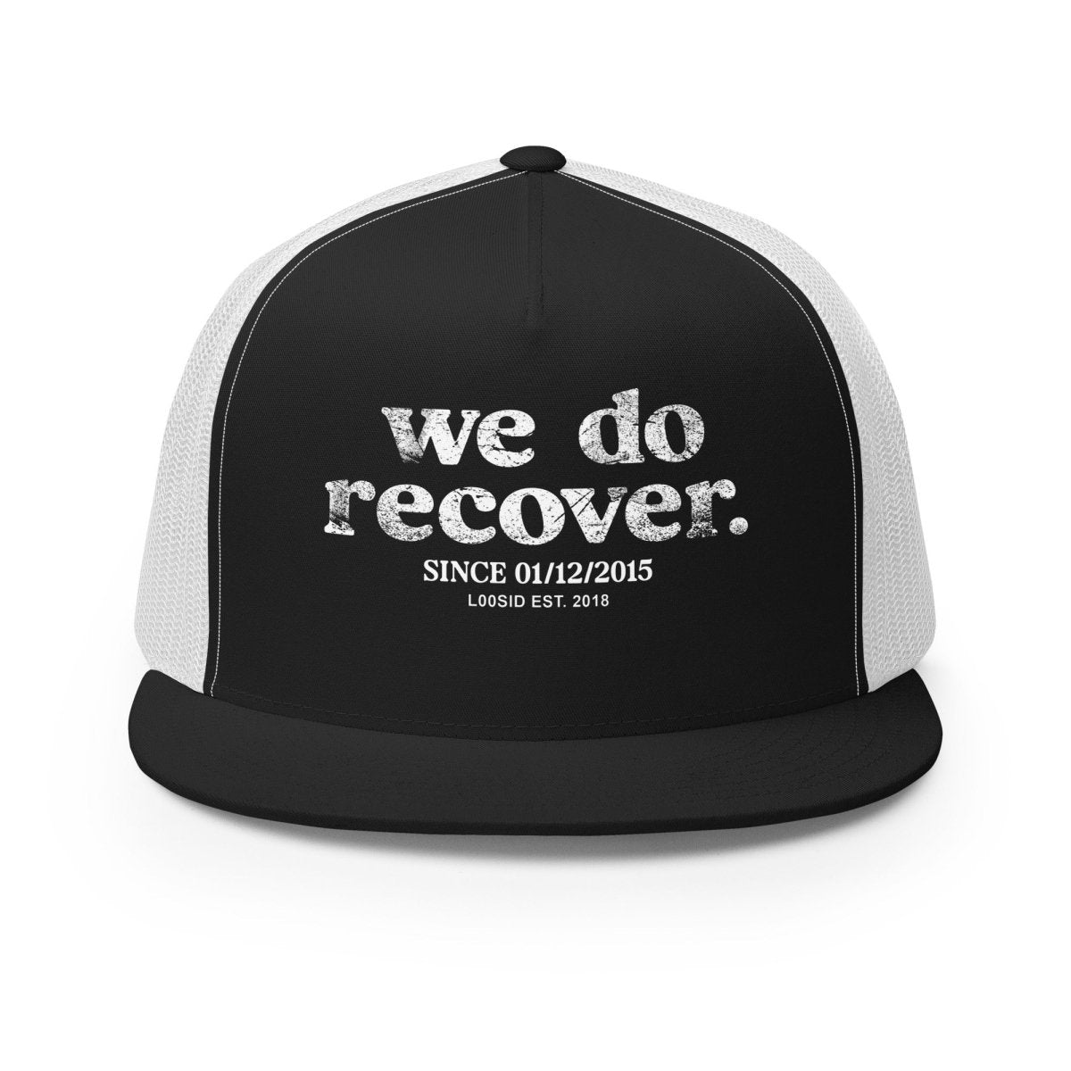 We Do Recover Personalized Sober Hat | Custom Sobriety Date