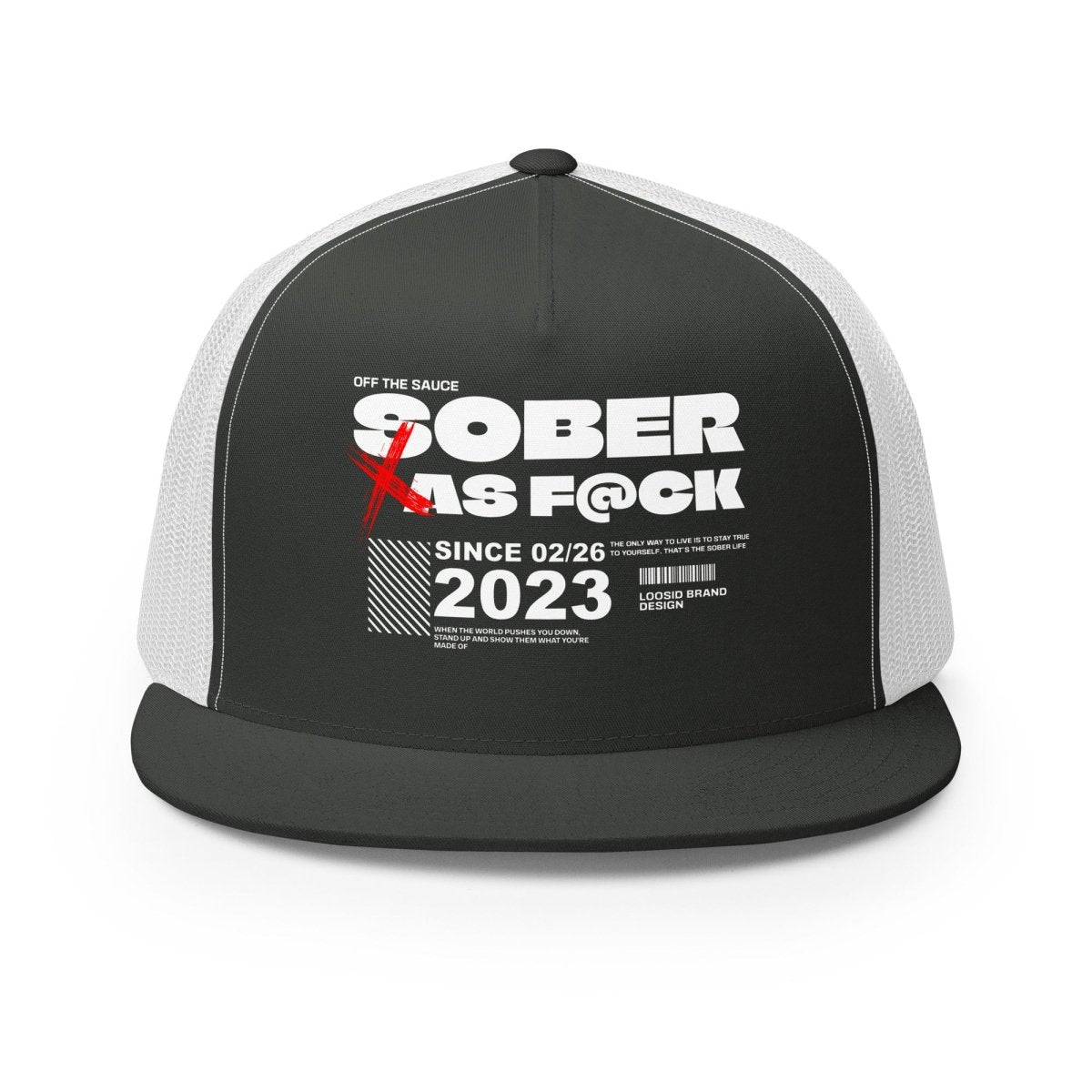 Comfortable and stylish sober hat with custom message