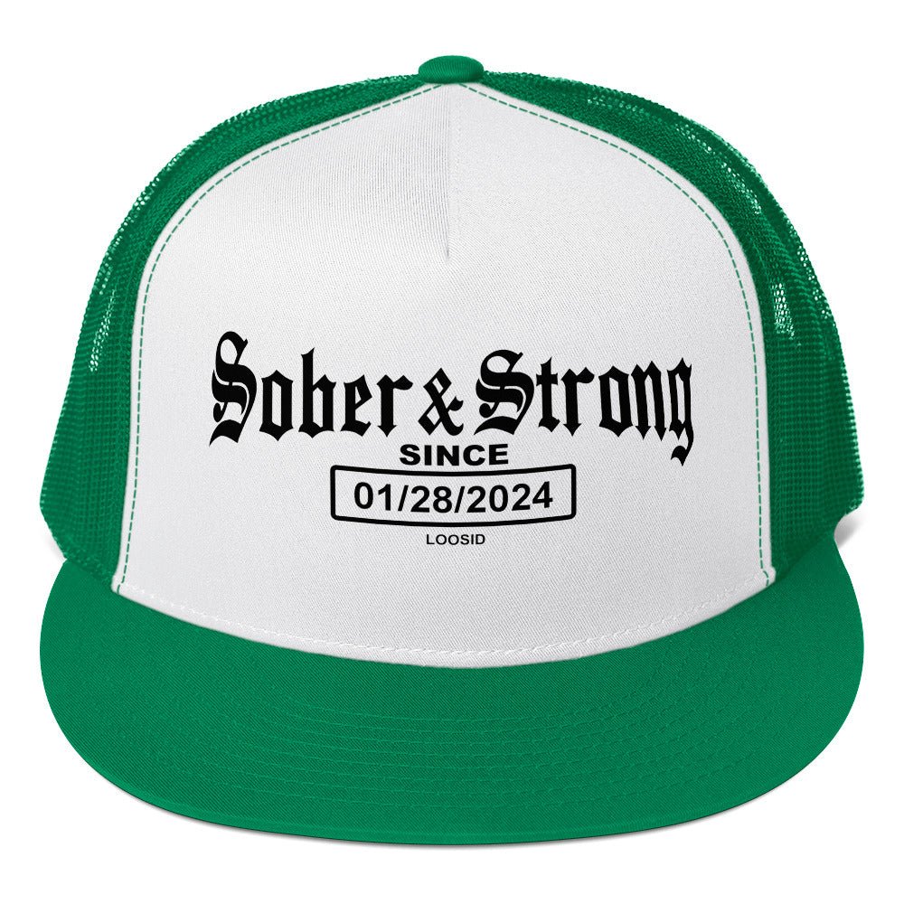 Personalized Snapback Sober Hat close-up view (view 12)