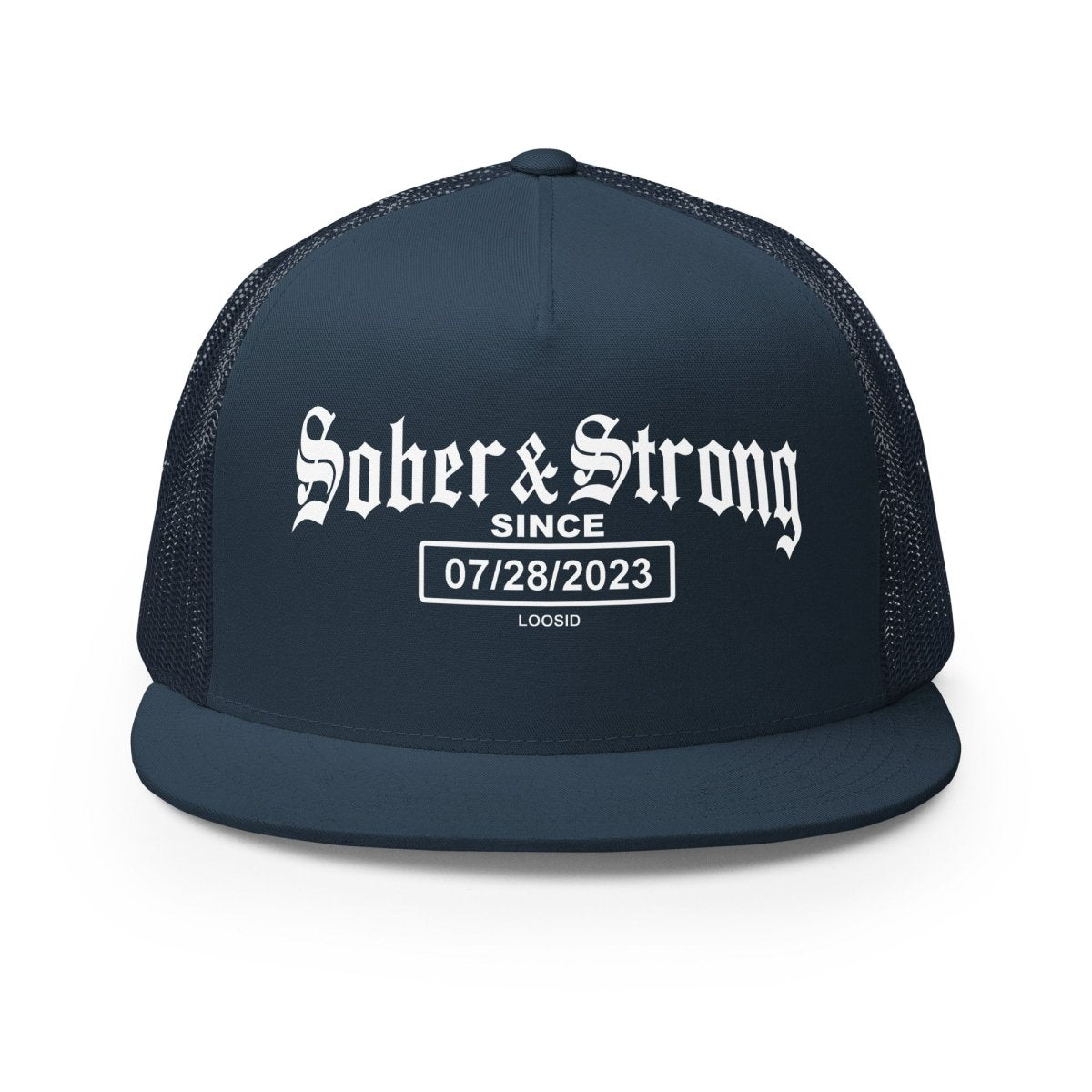 Personalized Snapback Sober Hat side view (view 6)