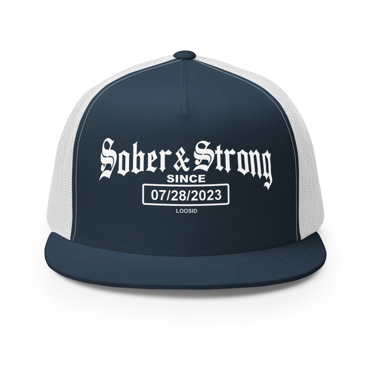 Personalized Snapback Sober Hat back view (view 7)