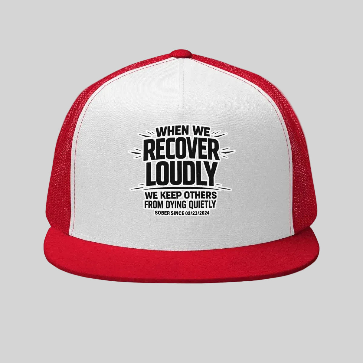 We do Recover Sober Hat packaging detail (view 18)