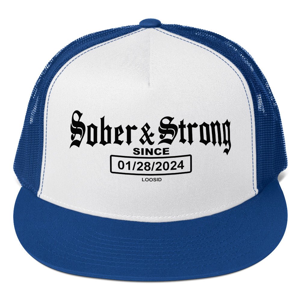 Personalized Snapback Sober Hat featuring the design (view 11)