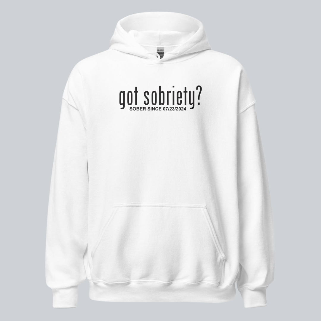 Recovery Hoodie | Women’s Got Sobriety Hoodie with Custom Date