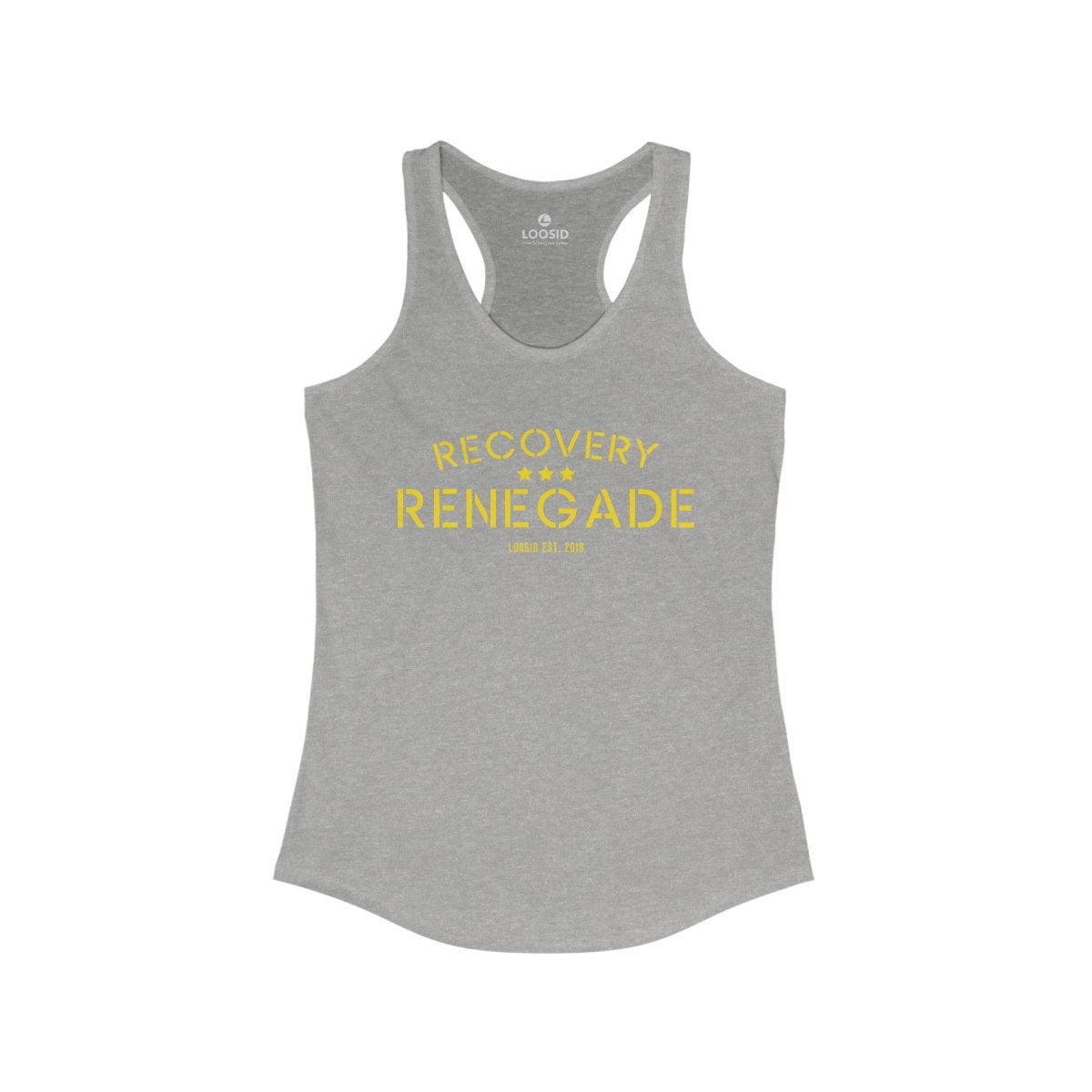 Recovery Renegade Sober Tank Top graphic detail (view 14)