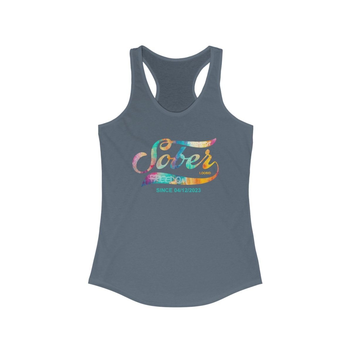Personalized Sober T Shirt tank as a thoughtful sobriety gift