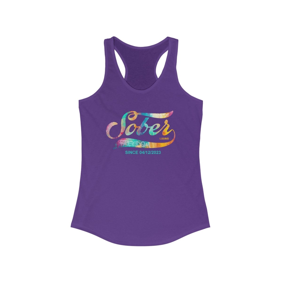 Sober T Shirt tank with breathable fabric for comfort and pride