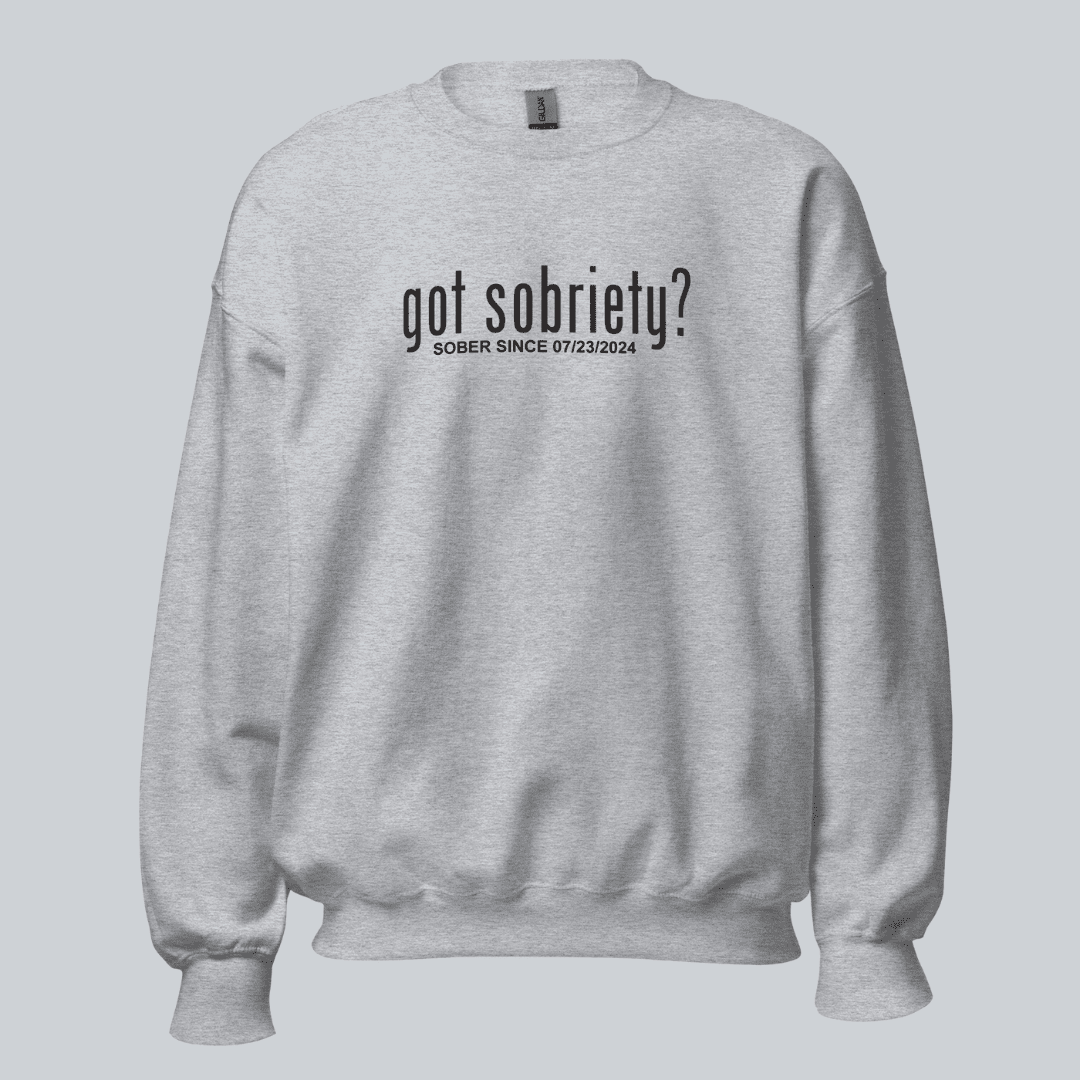 Got Sobriety Recovery Hoodie featuring the design (view 21)