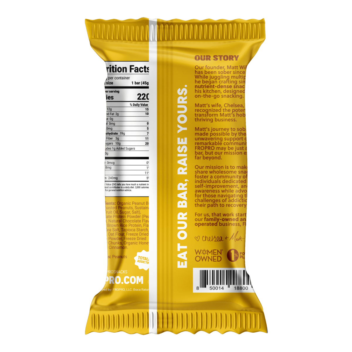 Banana Crunch Sobriety Gift flat lay styled image (view 3)
