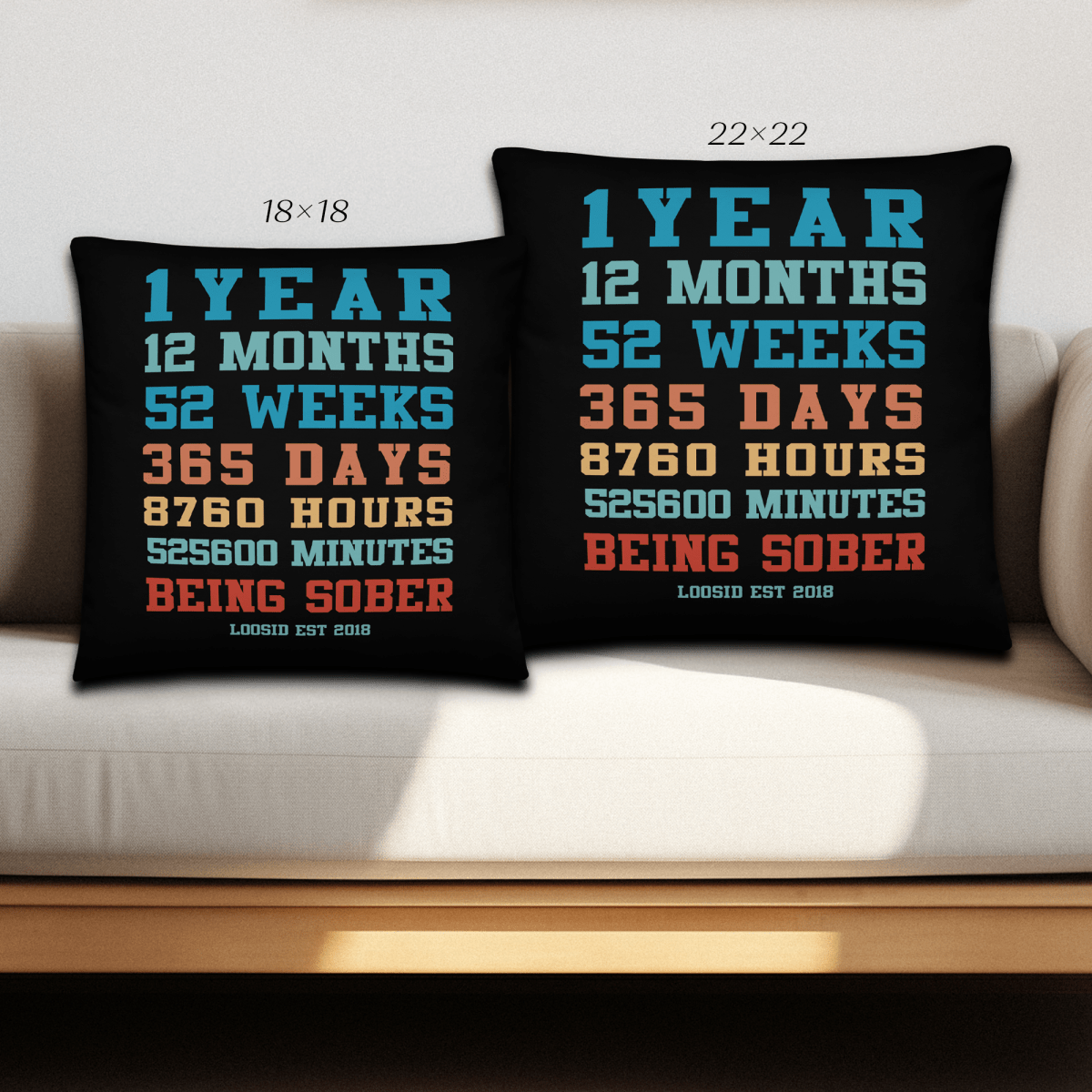 Custom Sober Time Pillow
