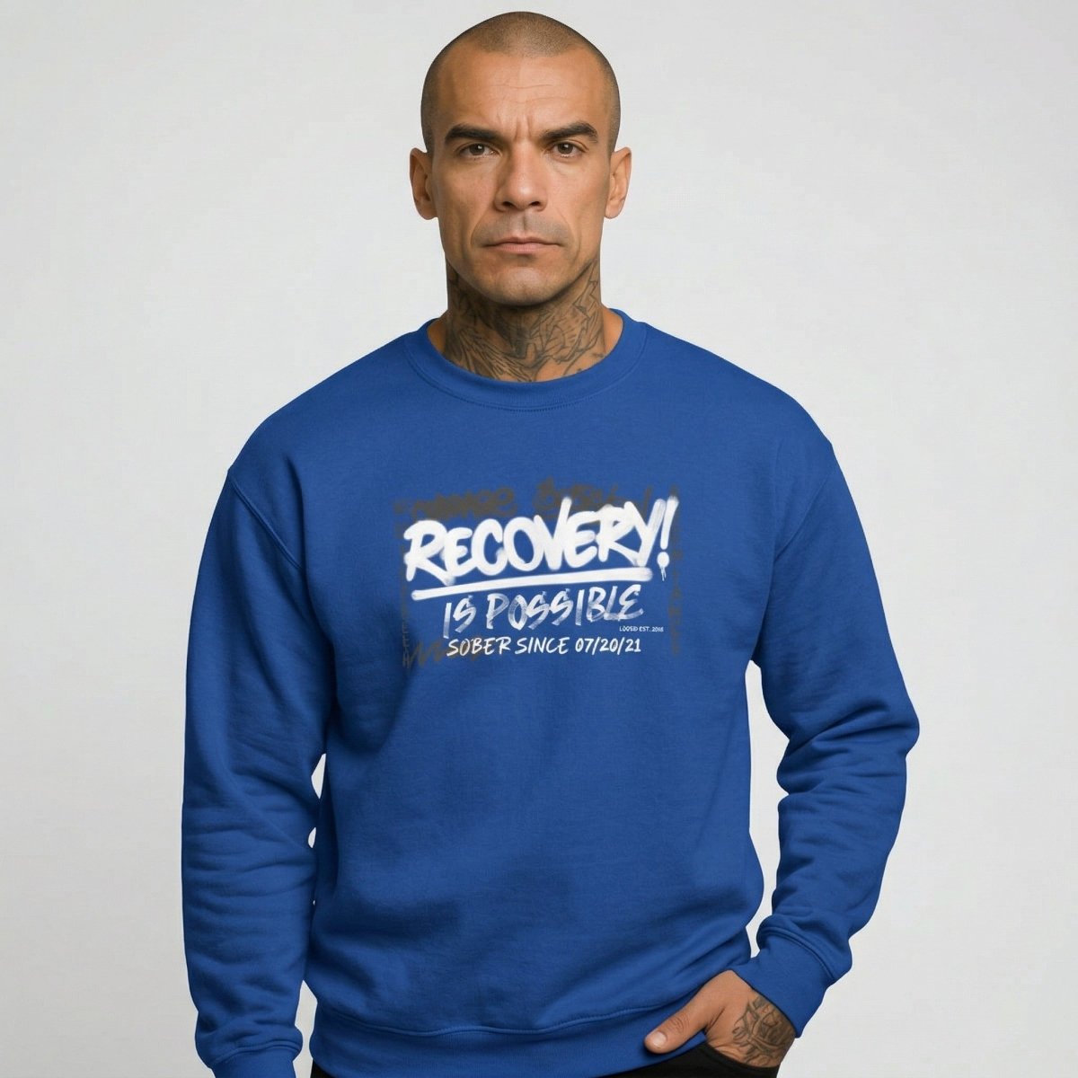 Recovery Is Possible Recovery Hoodie side view (view 16)