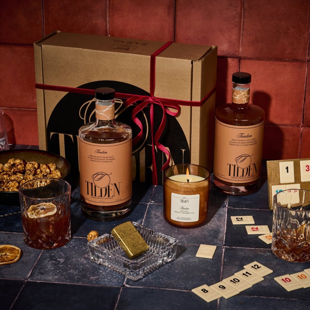 Tandem Sobriety Gift flat lay styled image (view 3)