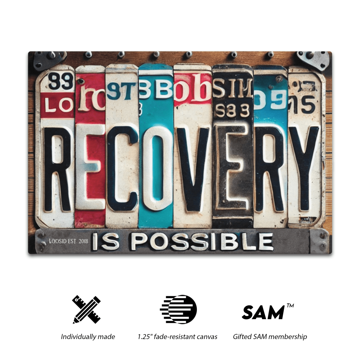 Inspirational sobriety art symbolizing strength and recovery