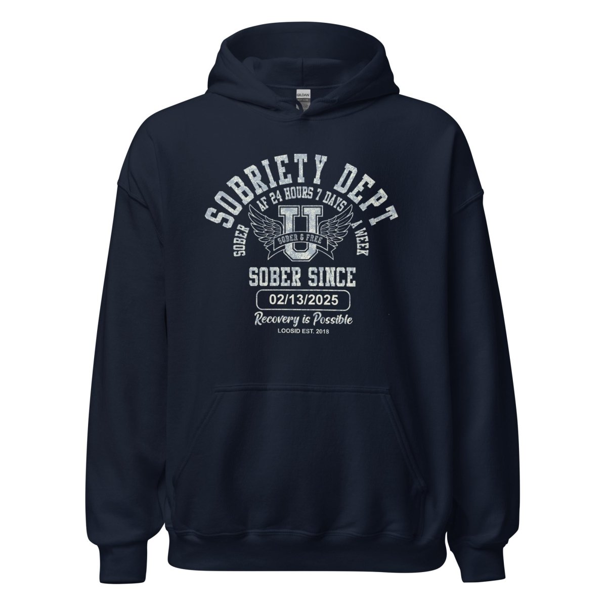 Recovery Hoodie crafted from soft, durable cotton blend
