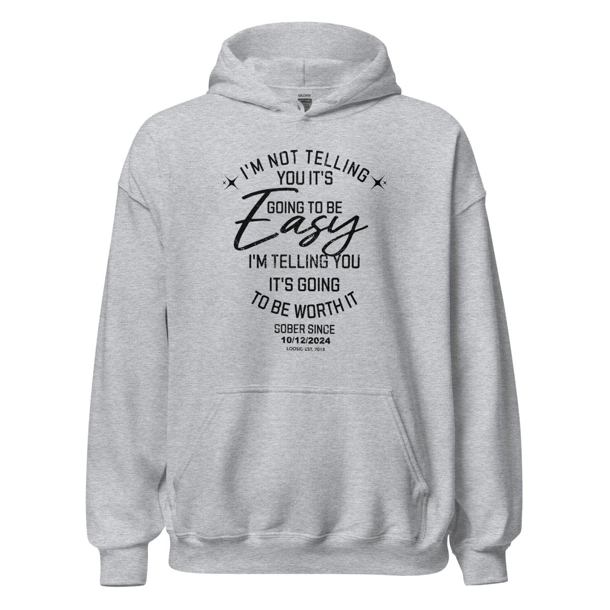 Recovery Hoodie created to celebrate recovery with purpose