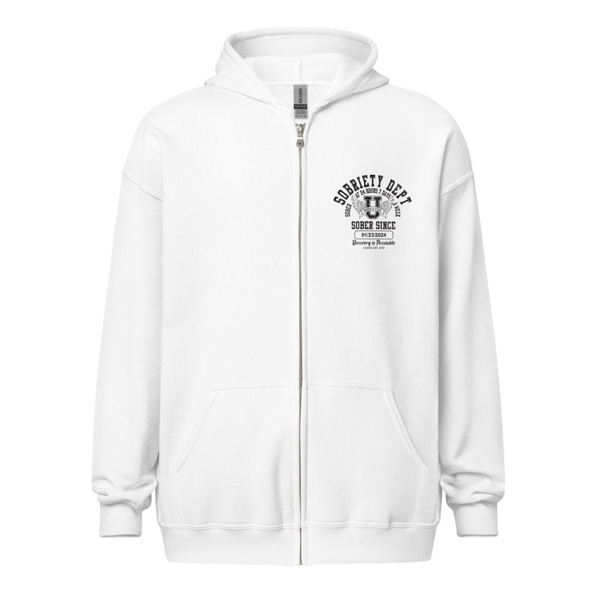 Recovery Hoodie honoring sobriety with meaningful style