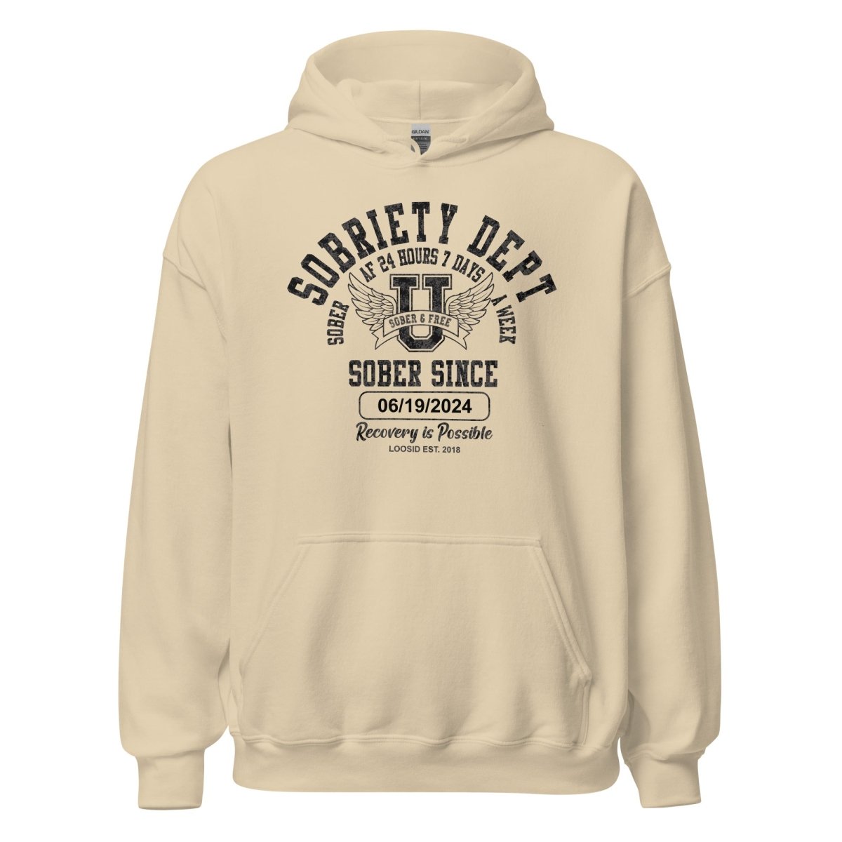 Recovery Hoodie ideal as a personal keepsake or gift