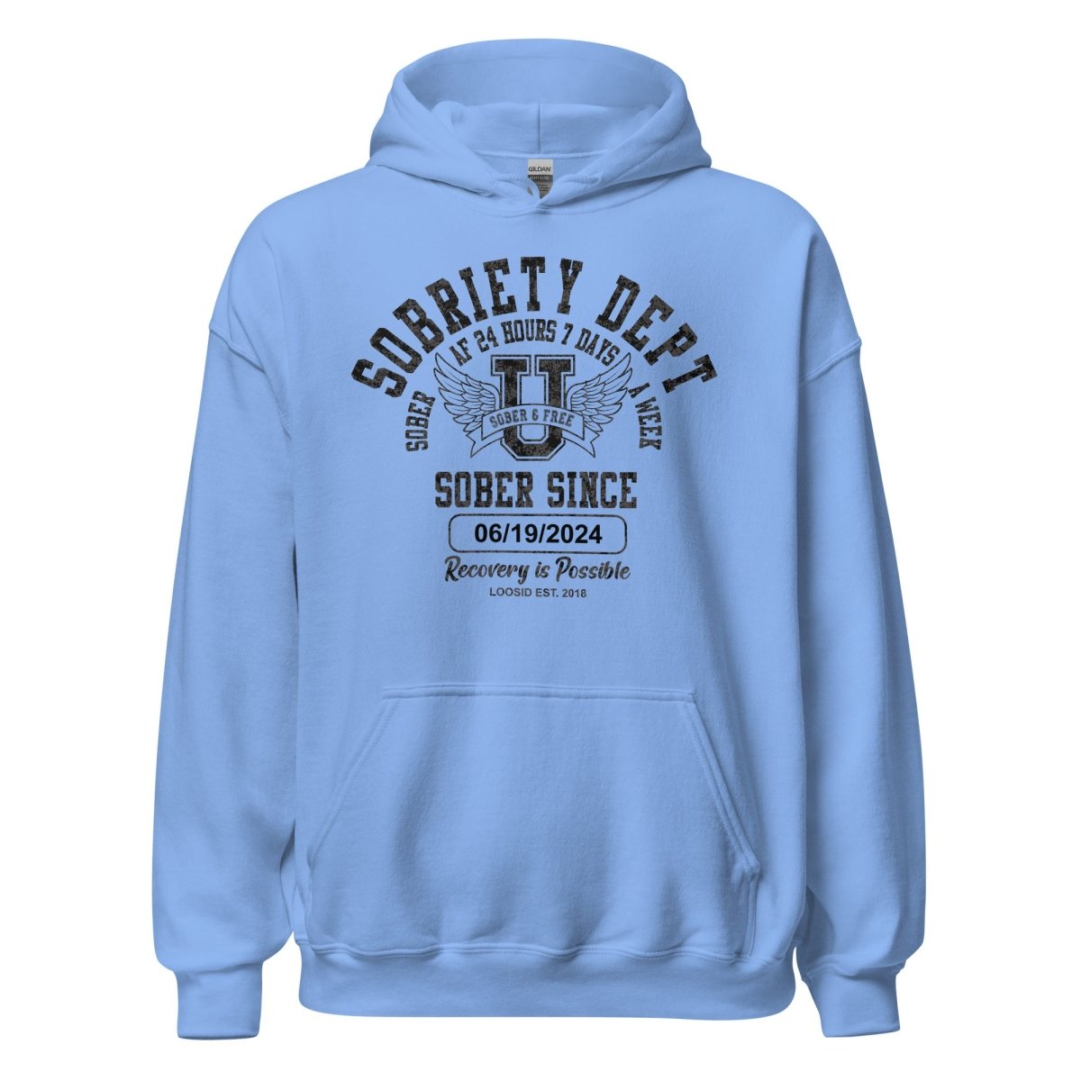 Recovery Hoodie perfect for honoring recovery achievements