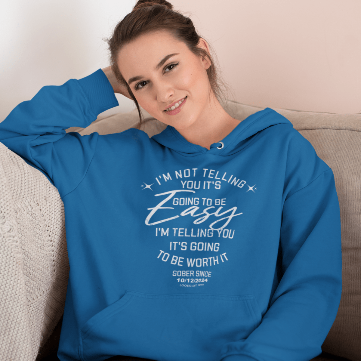 Recovery Hoodie representing courage and transformation