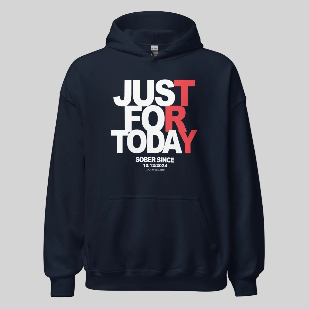 Recovery Hoodie representing pride in sober living