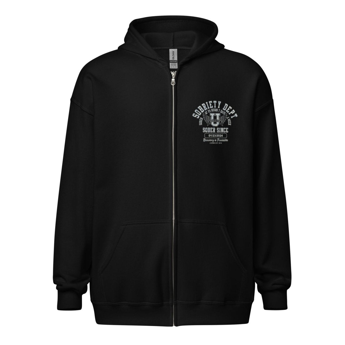 Recovery Hoodie representing resilience and sober living