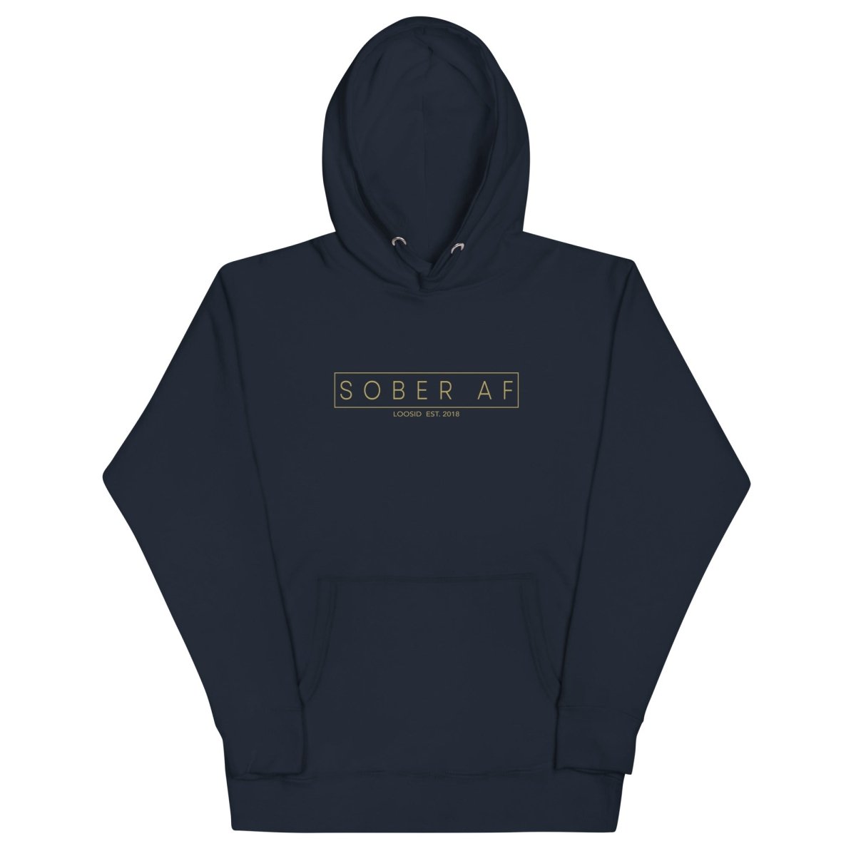 Navy BlazerRecovery Hoodie showcasing pride in the recovery journey